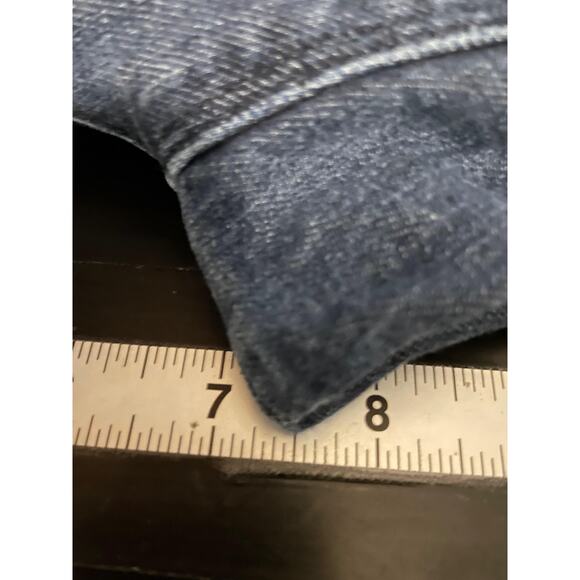 Vintage Mossimo Jeans Womens 4 Blue Bootcut Flare Stretch Casual Low Rise Y2K - Picture 6 of 8